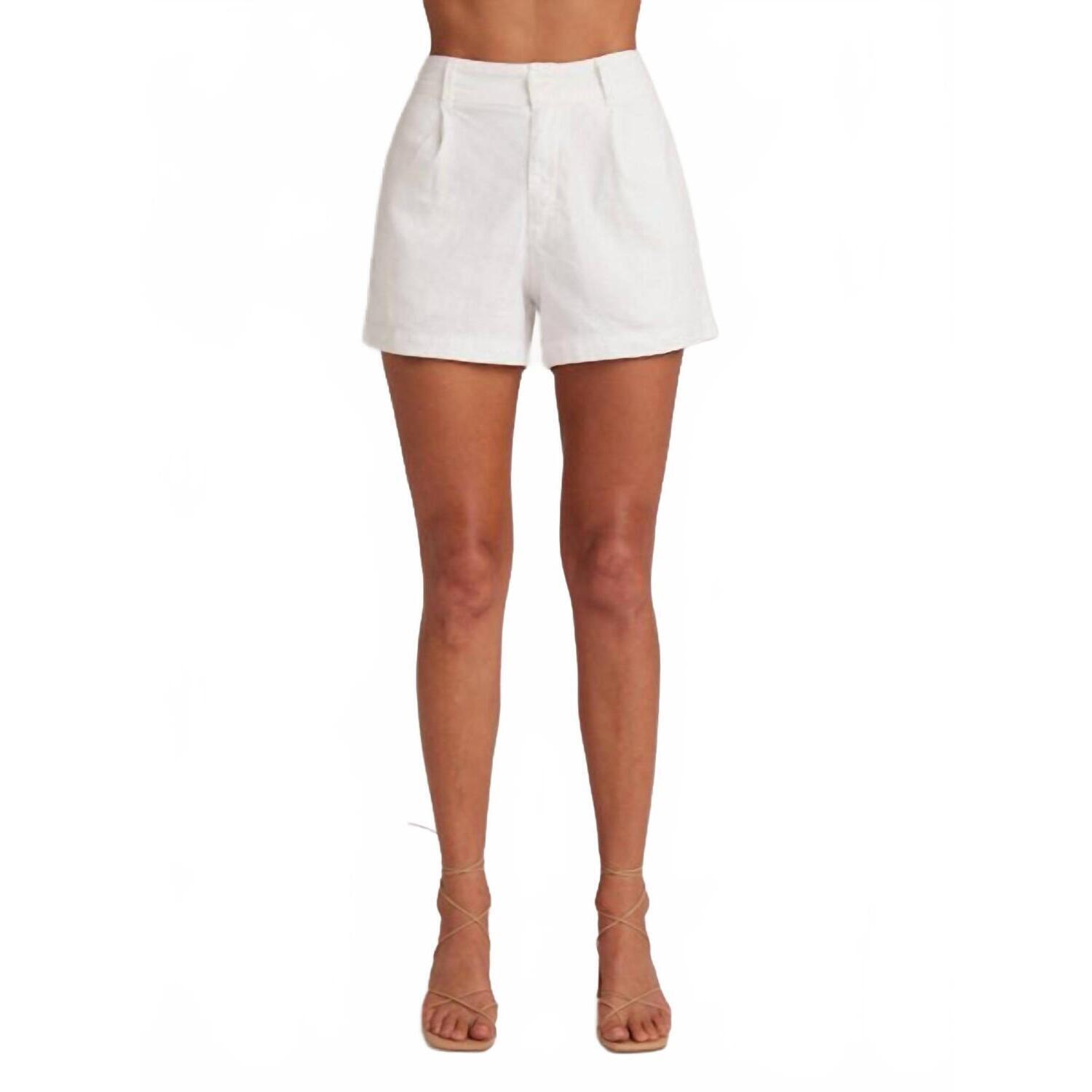 New Bella Dahl Hanna Pleated Short In White